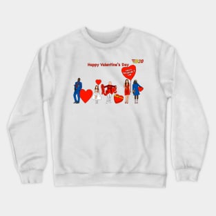 Valentine's day Crewneck Sweatshirt